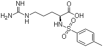 N-对甲苯磺酰基-L-精氨酸分子式结构图