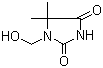 1-羟甲基-5,5-二甲基海因分子式结构图