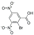 2-溴-3,5-二硝基苯甲酸分子式结构图