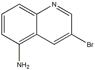 3-溴喹啉-5-胺分子式结构图