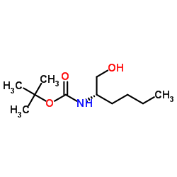 (S)-(+)-N-Boc-1-己醇分子式结构图