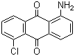 1-氨基-5-氯蒽醌分子式结构图