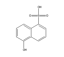 1-萘酚-5-磺酸分子式结构图