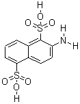 2-萘胺-1,5-二磺酸分子式结构图