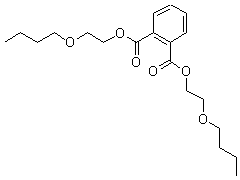 邻苯二甲酸双(2-丁氧基乙基)酯分子式结构图