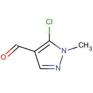 1-甲基-5-氯吡唑-4-甲醛分子式结构图