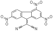 9-二氰亚甲基-2,4,7-三硝基芴分子式结构图