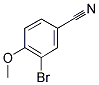 3-溴-4-甲氧基苯腈分子式结构图