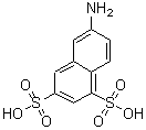 2-萘胺-5,7-二磺酸分子式结构图