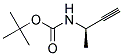 (R)-叔丁基丁-3-炔-2-基氨基甲酸酯分子式结构图