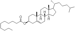 胆甾烯基癸酸酯分子式结构图