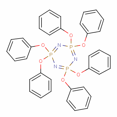 苯氧基环磷腈分子式结构图