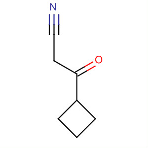 B-氧代环丁烷丙腈分子式结构图