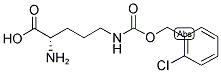 N'-(2-氯苄氧羰基)-L-鸟氨酸分子式结构图