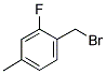 2-氟-4-甲基苯甲基溴分子式结构图