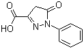 1-苯基-5-吡唑啉酮-3-羧酸分子式结构图