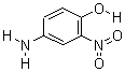 4-氨基-2-硝基苯酚分子式结构图