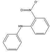 2-硝基二苯胺分子式结构图