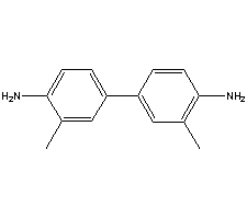 4,4'-二氨基-3,3'-二甲基联苯分子式结构图