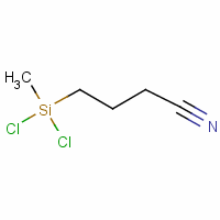 3-氰丙基甲基二氯硅烷分子式结构图