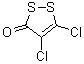 二氯-1,2-二硫环戊烯酮分子式结构图