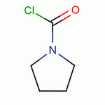 1-吡咯烷羰酰氯分子式结构图