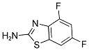 4,6-二氟-1,3-苯并噻唑-2-胺分子式结构图