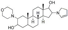 2-(4-吗啉基)-16-(1-吡咯基)-雄甾-3,17-二醇分子式结构图