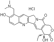 盐酸拓扑替康分子式结构图