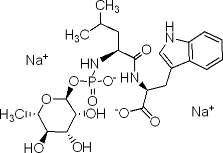 膦酰二肽钠分子式结构图