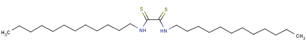 双十二烷基二硫代乙二酰胺分子式结构图