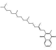 维生素k分子式结构图