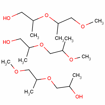 二丙二醇甲醚分子式结构图