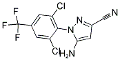 5-氨基-3-氰基-1-(2,6-二氯-4-三氟甲基苯基)吡唑分子式结构图