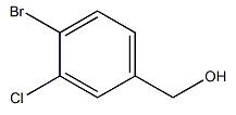 4-溴-3-氯苯甲醇分子式结构图