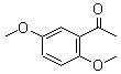 2,5-二甲氧基苯乙酮分子式结构图