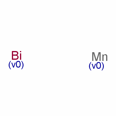 铋与锰的化合物 （1：1）分子式结构图