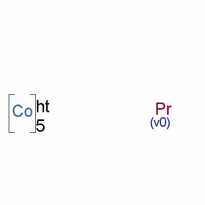 钴与镨的化合物 （5：1）分子式结构图