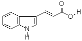 3-吲哚丙烯酸分子式结构图