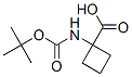 Boc-1-氨基环丁烷羧酸分子式结构图