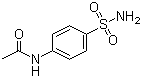 对乙酰胺基苯磺酰胺分子式结构图