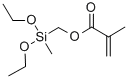 (甲基丙烯酰氧基甲基)甲基二甲氧基硅烷分子式结构图