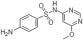 磺胺-6-甲氧嘧啶分子式结构图