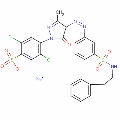 酸性黄61分子式结构图