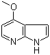 4-甲氧基-7-氮杂吲哚分子式结构图