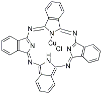 酞菁蓝Bsx分子式结构图