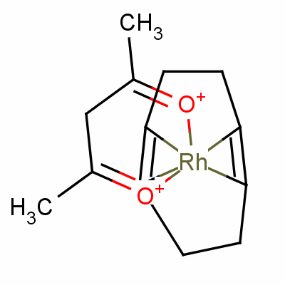 (1,5-环辛二烯)2,4-戊二酮铑分子式结构图