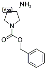 (S)-1-苄氧羰基-3-氨基吡咯烷分子式结构图