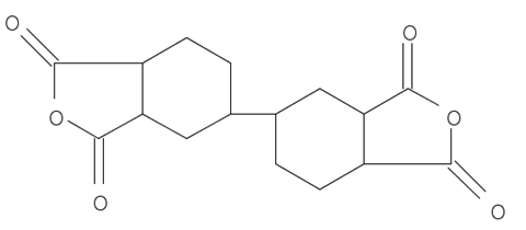 氢化联苯四甲酸二酐分子式结构图