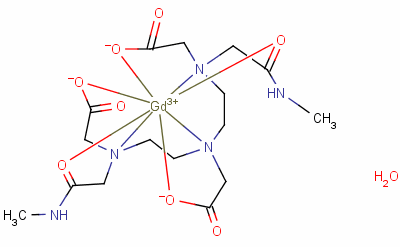 钆双胺一水物分子式结构图